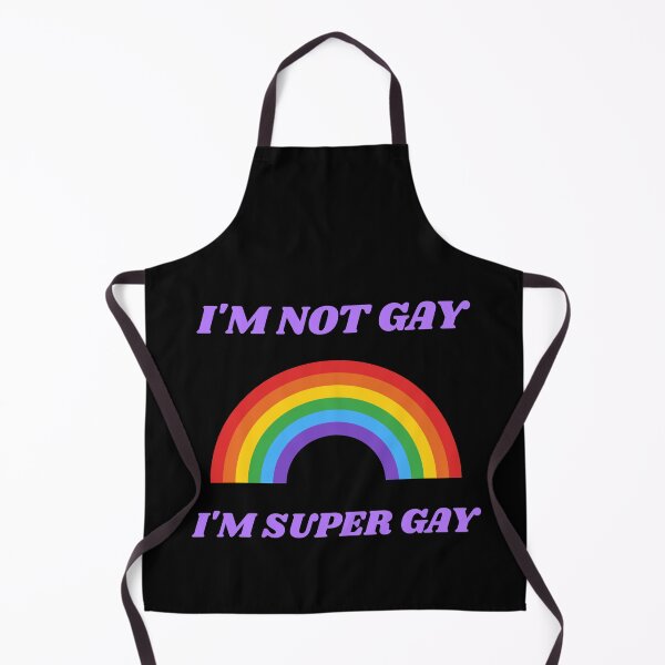 Artikelvorschau, Ich bin nicht schwul, ich bin super schwul, lustig, LGBTQ+ entworfen und verkauft von Harmonick-Tees.