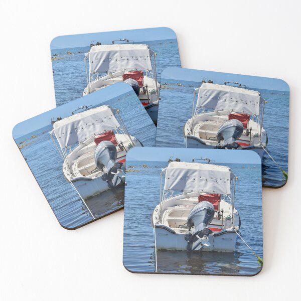 Item preview, Small Boat in the Harbor, Greece  designed and sold by Anastasia Kaneva.