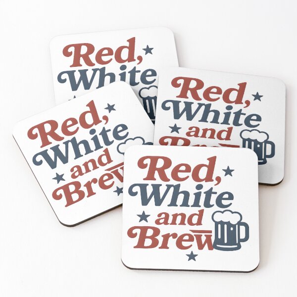Item preview, Red White and Brew Beer Mug Patriotic 4th of July designed and sold by Style-Sense.