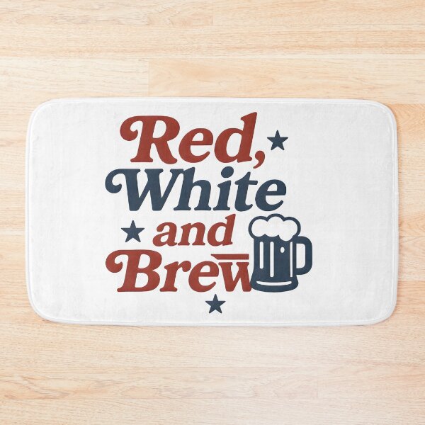 Item preview, Red White and Brew Beer Mug Patriotic 4th of July designed and sold by Style-Sense.