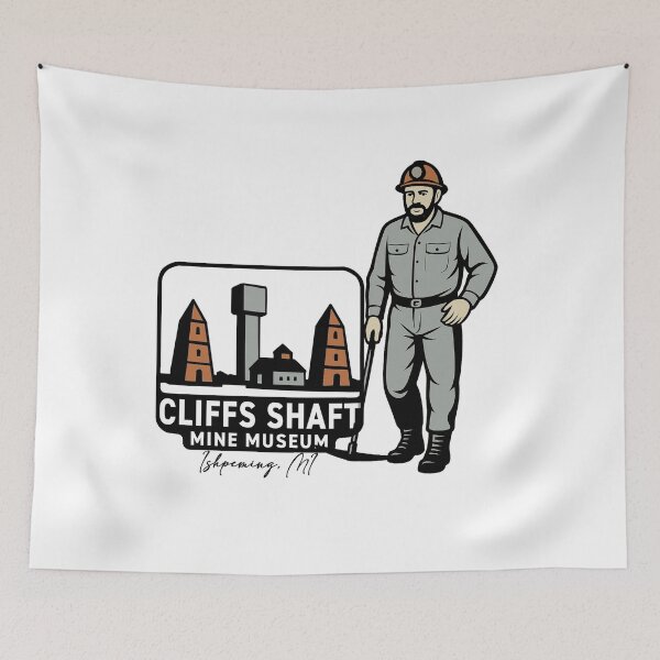 Item preview, Cliffs Shaft Mine Museum logo2 designed and sold by LBPhoto13.