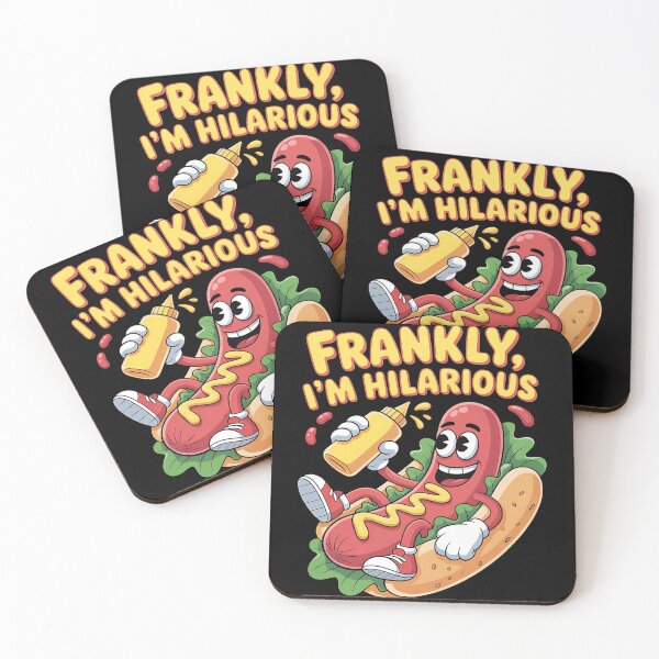 Item preview, Frankly, I'm hilarious - Hot dog heaven - Bun appetit - Hot dog dreams - Life is like a wiener designed and sold by JansenGS.