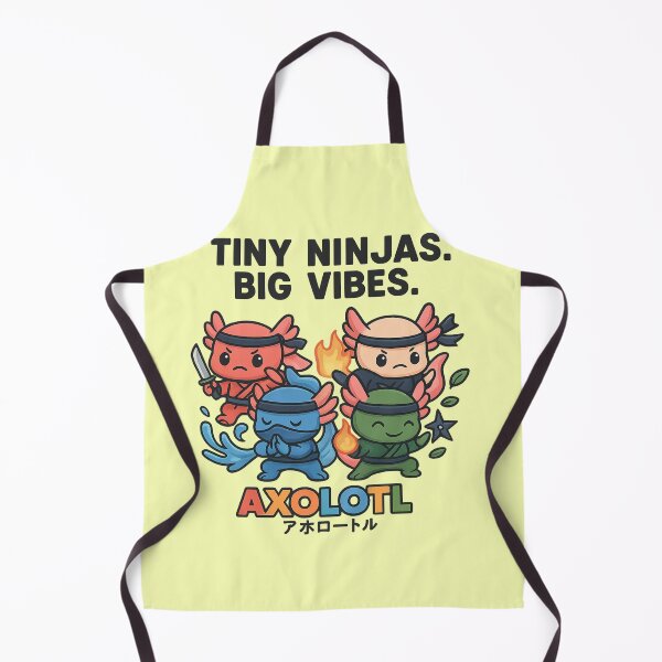 Item preview, Axolotl Ninja Squad – Tiny Ninjas. Big Vibes. | Kawaii Anime Axolotls designed and sold by Diwakar-Designs.