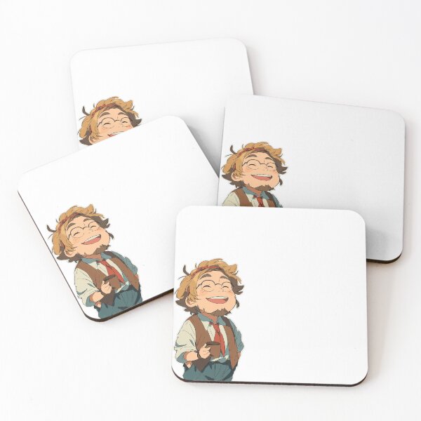 Item preview, Cute Coffee Guy Sticker – Smiling Cartoon Barista Martin Character designed and sold by DDesignagency.