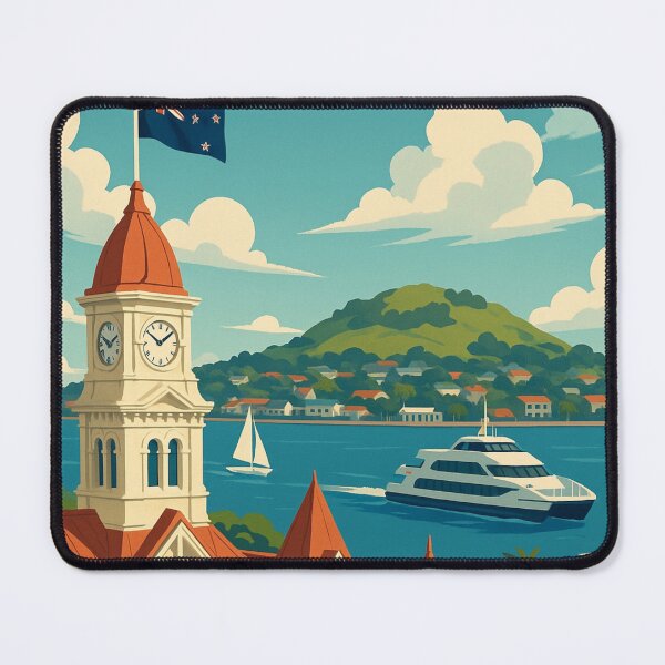 Item preview, Devonport Ferry View – Auckland Harbour Charm designed and sold by Aryabek.