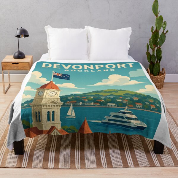 Item preview, Devonport Ferry View – Auckland Harbour Charm designed and sold by Aryabek.
