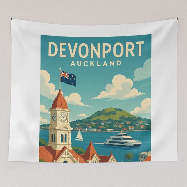 Item preview, Devonport Ferry View – Auckland Harbour Charm designed and sold by Aryabek.