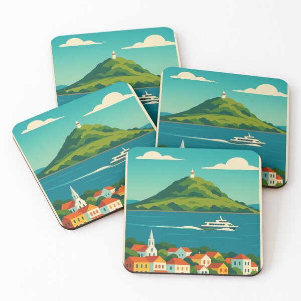 Item preview, Devonport from Across the Bay – Mount Victoria and Harbour Life designed and sold by Aryabek.