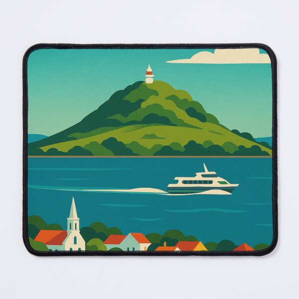 Item preview, Devonport from Across the Bay – Mount Victoria and Harbour Life designed and sold by Aryabek.