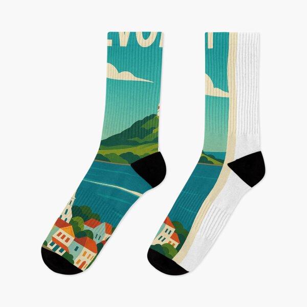 Item preview, Devonport from Across the Bay – Mount Victoria and Harbour Life designed and sold by Aryabek.
