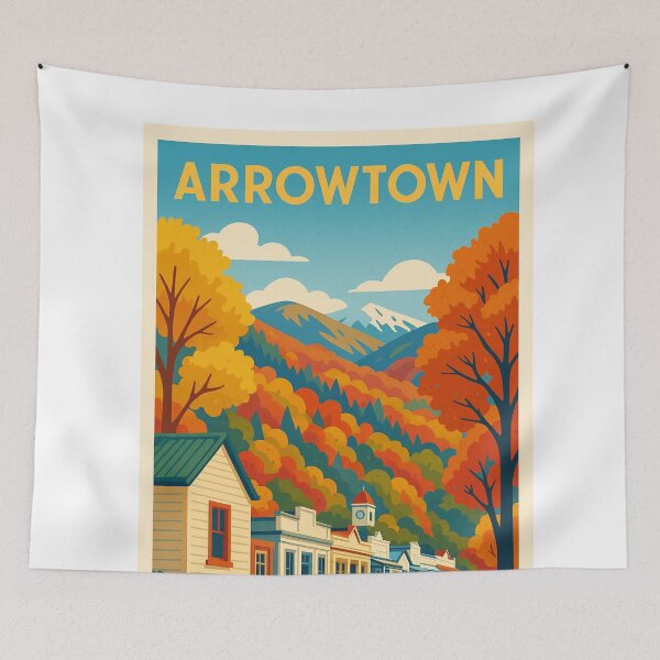 Item preview, Arrowtown Autumn – Historic Gold Rush Town designed and sold by Aryabek.