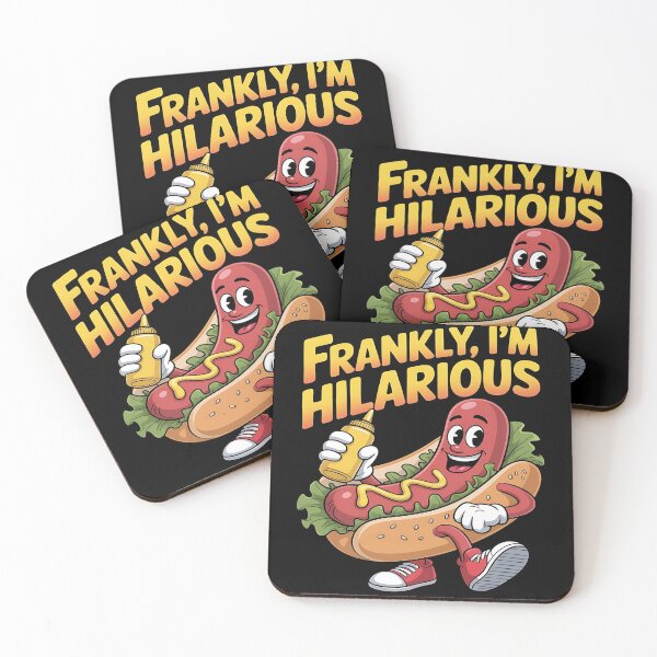 Item preview, Frankly, I'm hilarious - Hot dog heaven - Bun appetit - Hot dog dreams - Life is like a wiener designed and sold by JansenGS.
