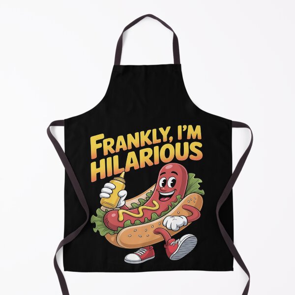 Item preview, Frankly, I'm hilarious - Hot dog heaven - Bun appetit - Hot dog dreams - Life is like a wiener designed and sold by JansenGS.