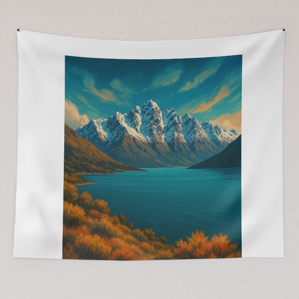 Item preview, The Remarkables – Lake Wakatipu Panorama designed and sold by Aryabek.
