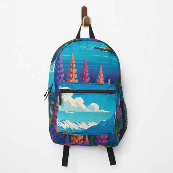Item preview, Lupins and Mount Cook – Mackenzie Basin Beauty designed and sold by Aryabek.