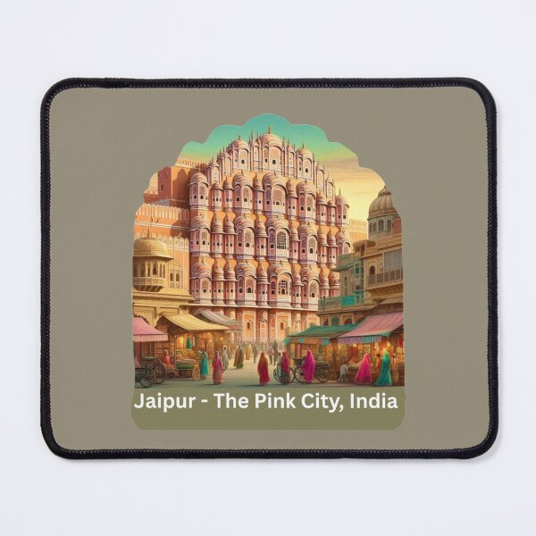Item preview, Jaipur - The Pink City of India designed and sold by Myra365Art.