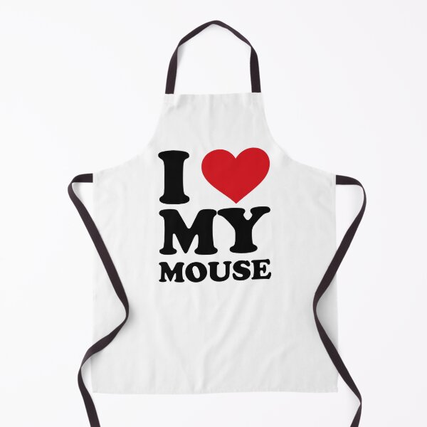 Item preview, I love My Mouse – Cute Pet Love Design designed and sold by EmeraldeaArt.