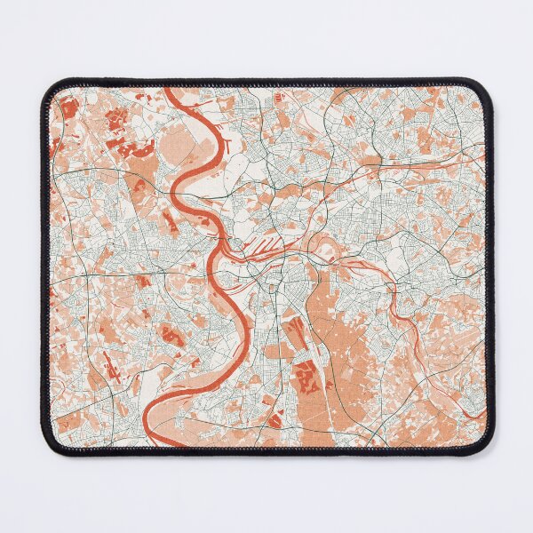Item preview, Duisburg City Map of Germany - Bohemian designed and sold by deMAP.