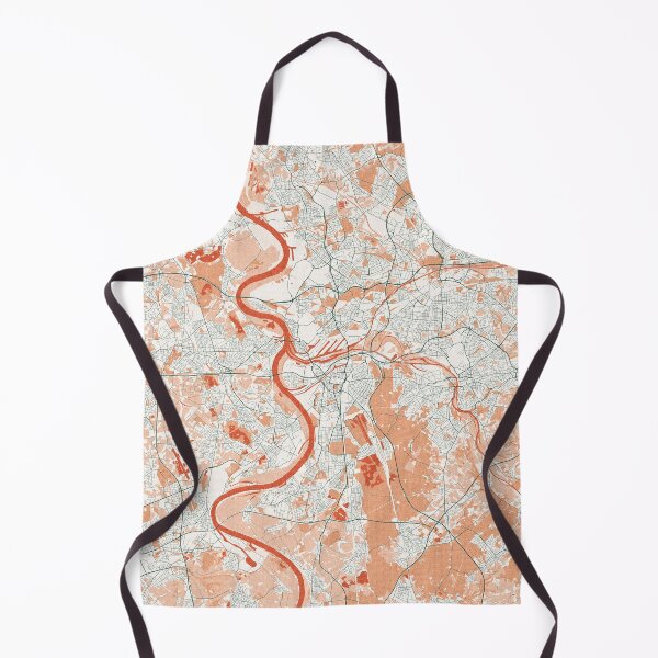 Item preview, Duisburg City Map of Germany - Bohemian designed and sold by deMAP.