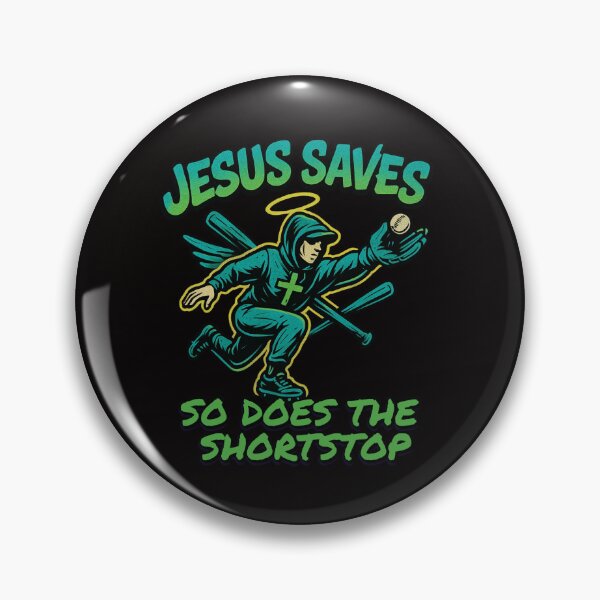 Artikelvorschau, Jesus rettet, der Shortstop auch entworfen und verkauft von GiggleGooods.