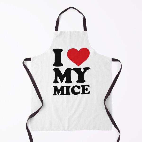 Item preview, I love My Mice – Cute Pet Love Design designed and sold by EmeraldeaArt.