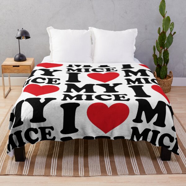 Item preview, I love My Mice – Cute Pet Love Design designed and sold by EmeraldeaArt.