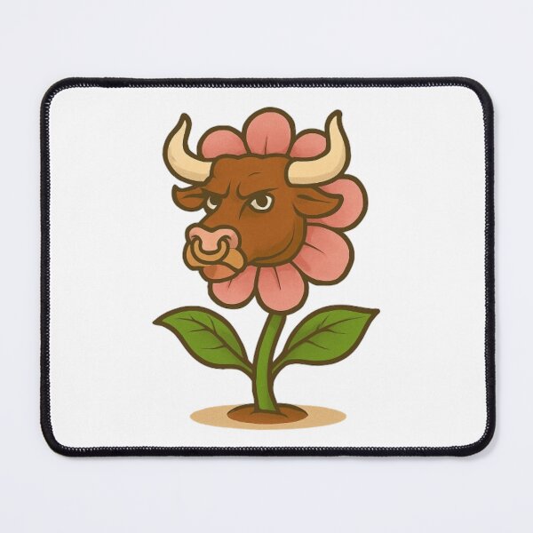 Item preview, A Half Bull Half Flower designed and sold by 2competent4life.