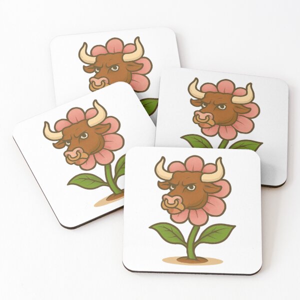Item preview, A Half Bull Half Flower designed and sold by 2competent4life.