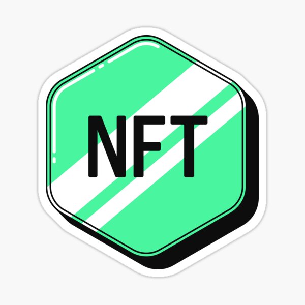 Item preview, Glossy green NFT token, pop art designed and sold by artskill2k17.