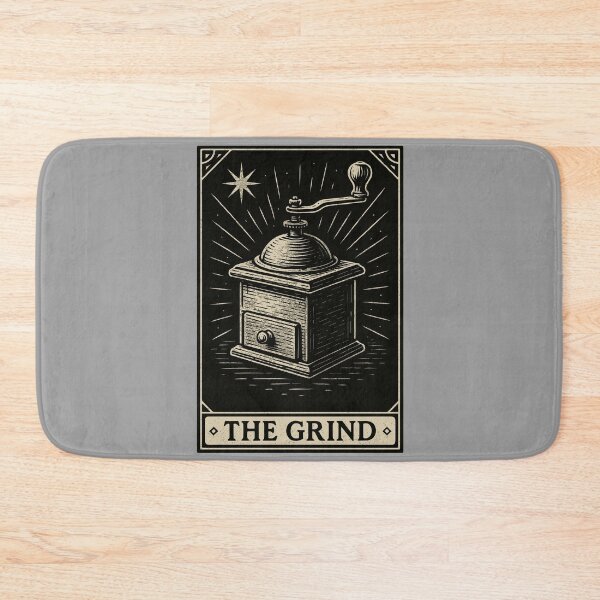 Item preview, The Grind – Coffee Tarot Manual Grinder Card designed and sold by BRU Design.
