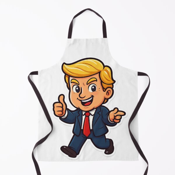 Item preview, Trump Cartoon Diplomat Sticker – Funny Suited Character with Thumbs Up & Point designed and sold by DDesignagency.