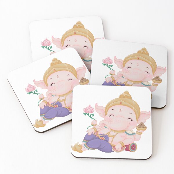 Item preview, Sleeping Baby Ganesha – Cute Peaceful Divine Art designed and sold by Asapusri.