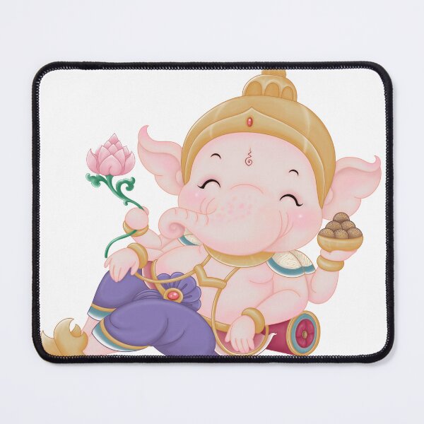 Item preview, Sleeping Baby Ganesha – Cute Peaceful Divine Art designed and sold by Asapusri.