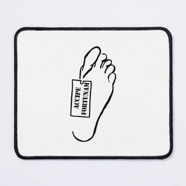 Item preview, Foot with note - Accipe Fortunam designed and sold by tesh4skulls.