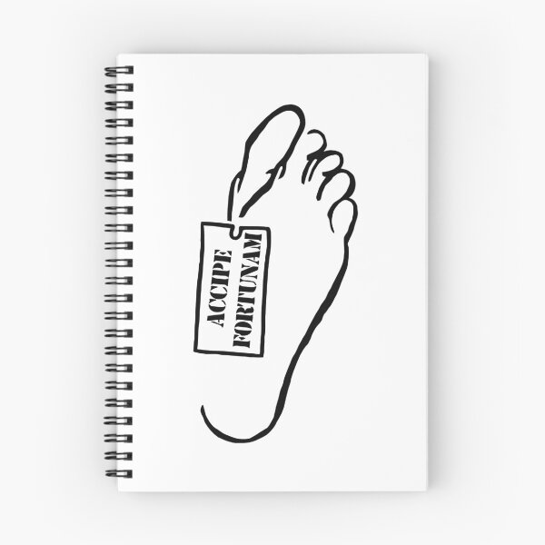 Item preview, Foot with note - Accipe Fortunam designed and sold by tesh4skulls.