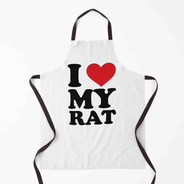 Item preview, I love My Rat – Cute Pet Love Design designed and sold by EmeraldeaArt.
