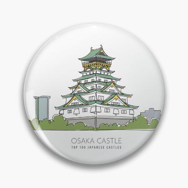 Item preview, OSAKA CASTLE - Top 100 Japanese Castles designed and sold by store-wasabi.