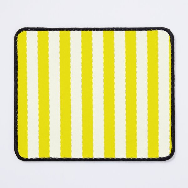 Item preview, Jagged Block Stripes – Ivory & Citrus Yellow designed and sold by colorofmagic.