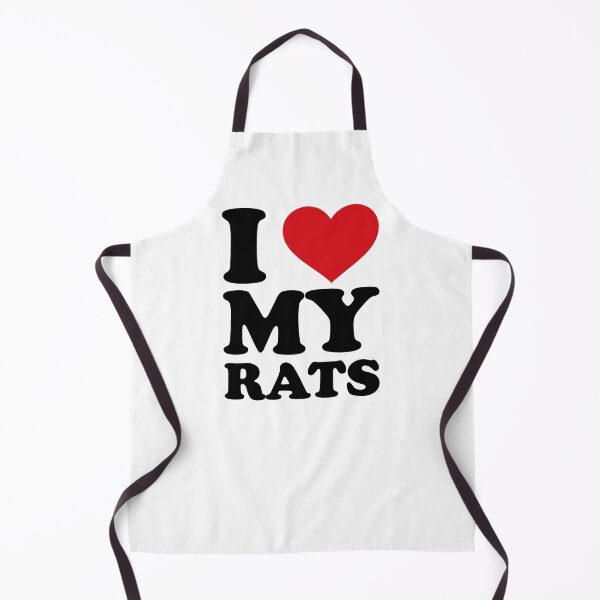 Item preview, I love My Rats – Cute Pet Love Design designed and sold by EmeraldeaArt.