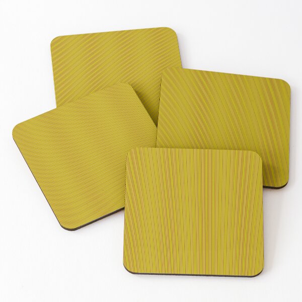 Item preview, Jagged Block Stripes – Citrus Yellow & Brown designed and sold by colorofmagic.