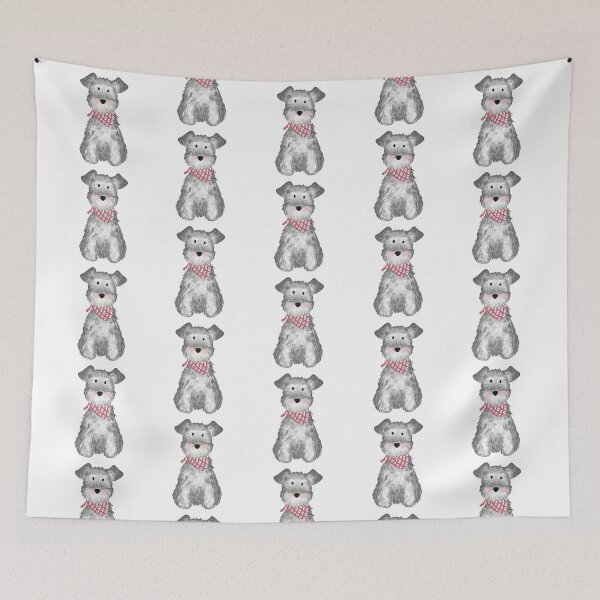Item preview, Dapper Schnauzer with Bandana designed and sold by nuteling.