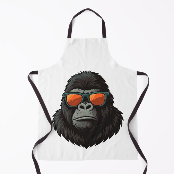 Item preview, Cool Gorilla with Retro Orange Sunglasses designed and sold by ArtfulWeave.