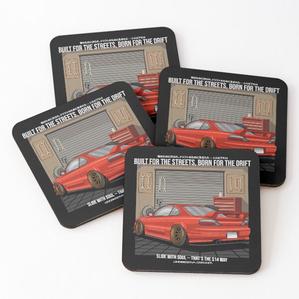Item preview, Silvia S15 Street Style – Realistic JDM Car Vector Artwork designed and sold by TrilogyMerch.