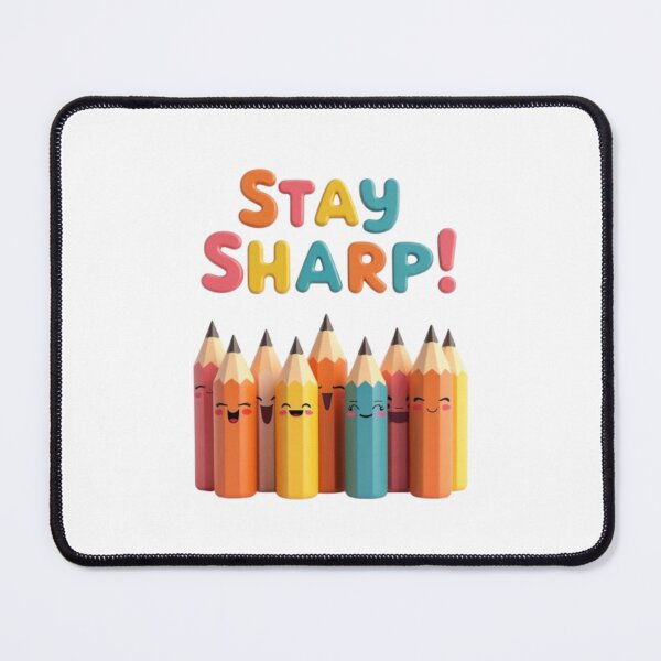 Item preview, Stay Sharp - Motivational Pencil Army Design for Students designed and sold by YaoArtCreations.