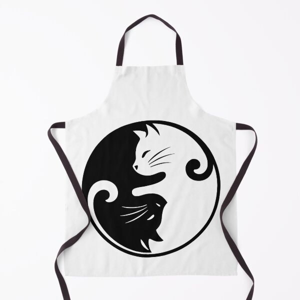 Item preview, Yin Yang Cats Minimalist Harmony Symbol designed and sold by ArtfulWeave.