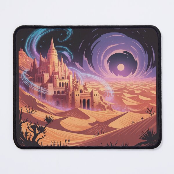 Item preview, Whirling sandstorm over a mystical city. designed and sold by Lilashakti ⭐️ ⭐️ ⭐️ ⭐️ ⭐️.