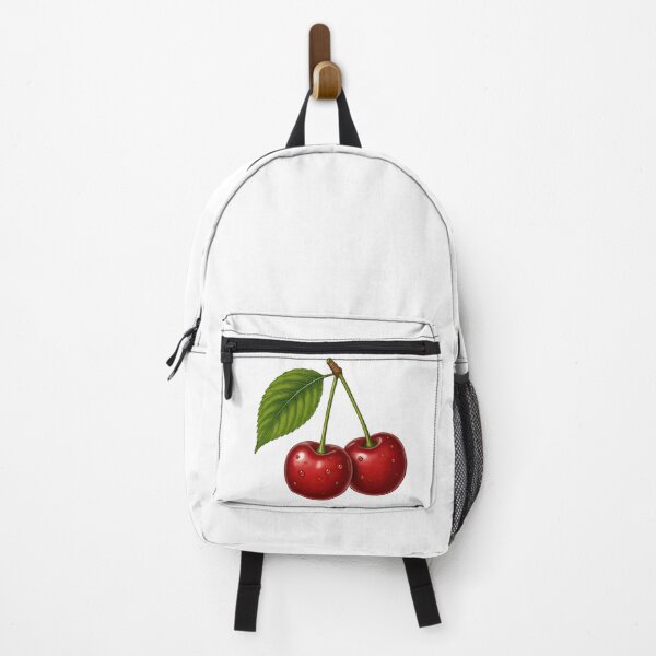 Item preview, Realistic Cherries with Leaf Botanical Illustration designed and sold by ArtfulWeave.
