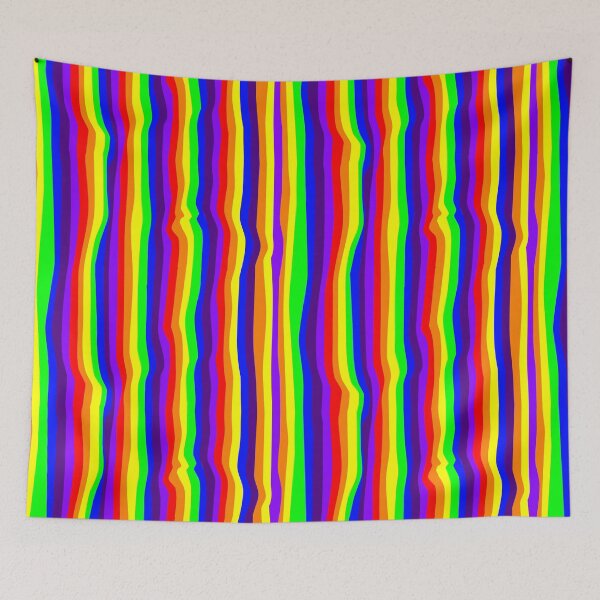 Item preview, Gently flowing rainbow stripes – Irregular & Vertical designed and sold by colorofmagic.