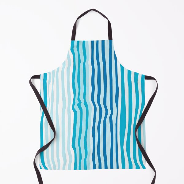 Item preview, Gently flowing stripes in shades of blue – Irregular & Vertical designed and sold by colorofmagic.
