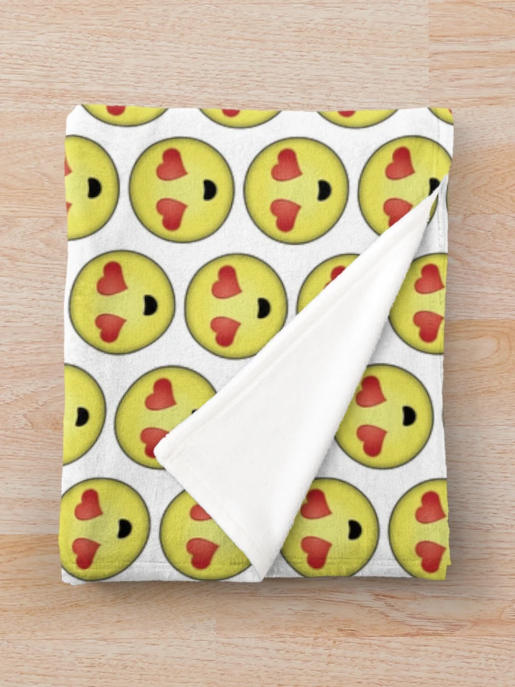 Aperçu 3 sur 6. Plaid avec l'œuvre Smiley créée et vendue par RazyCe.